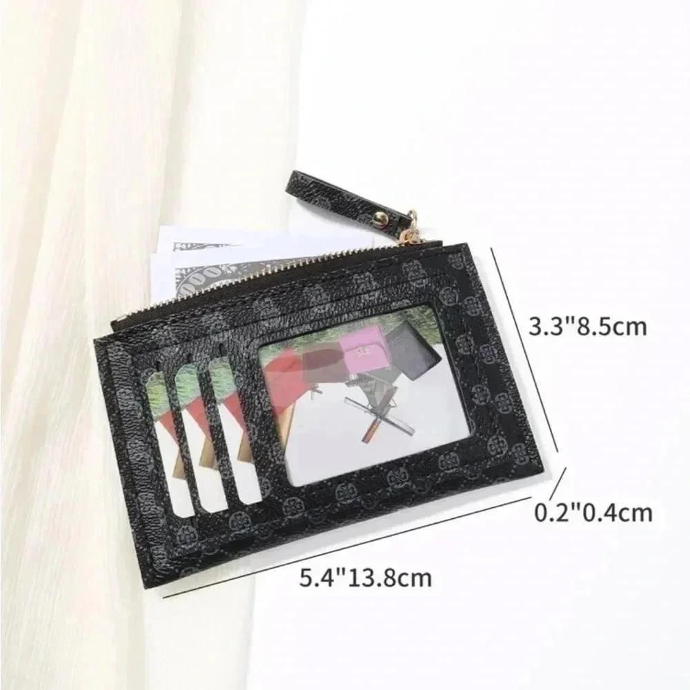 ⚠️Clearance Black And White Patterned Print Cardholder / Wallet - Picture 4 of 5